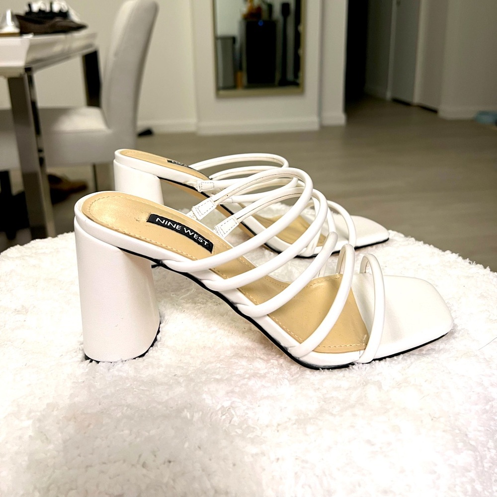 Nine West girlie heeled sandal!